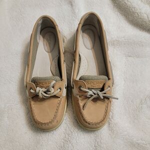 Sperry Tan Boat Shoes